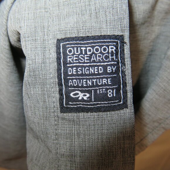 OR OUTDOOR RESEARCH WAYWARD GRAY NYLON BUTTON UP S/S SHIRT TOP MEN'S SMALL V020 - Picture 8 of 13
